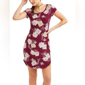 No boundaries red floral dress